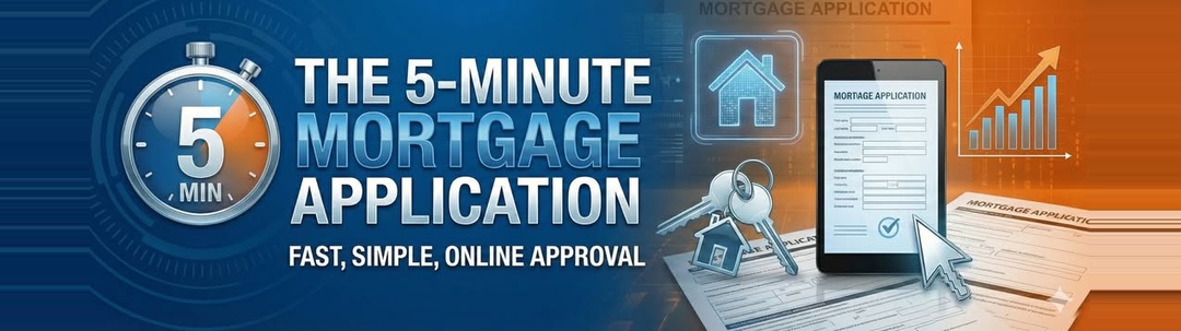 The 5-Minute Mortgage Application graphic